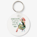 Sarcasm Pin Up Girl keychains