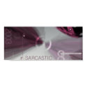 Sarcastic posters