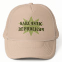 Sarcastic Republican hat