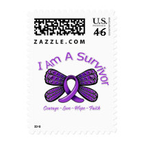 Sarcoidosis Butterfly I Am A Survivor Postage Stamp