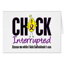 Sarcoidosis Chick Interrupted Greeting Card