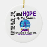 Sarcoidosis Christmas 3 Snow Globe Ornaments