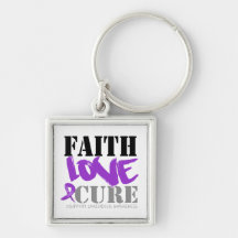 Sarcoidosis Faith Love Cure Key Chains
