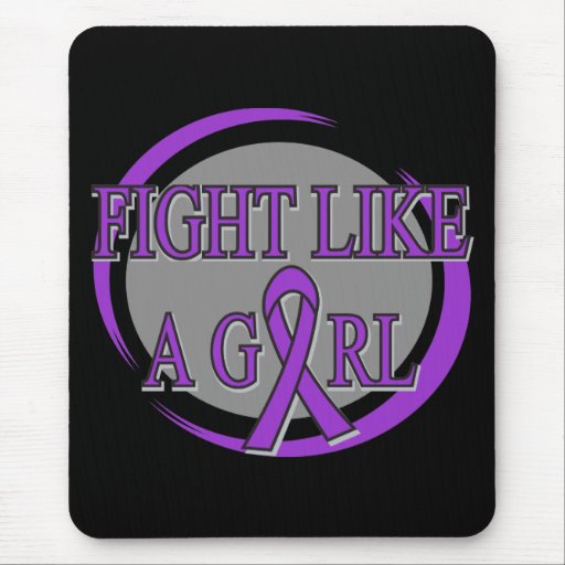 Sarcoidosis Fight Like A Girl Circular Mouse Pad