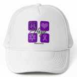Sarcoidosis Hope Love Inspire Awareness Mesh Hat