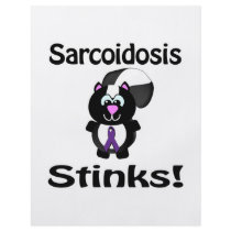 Sarcoidosis Stinks Skunk Awareness Design Flyer Design
