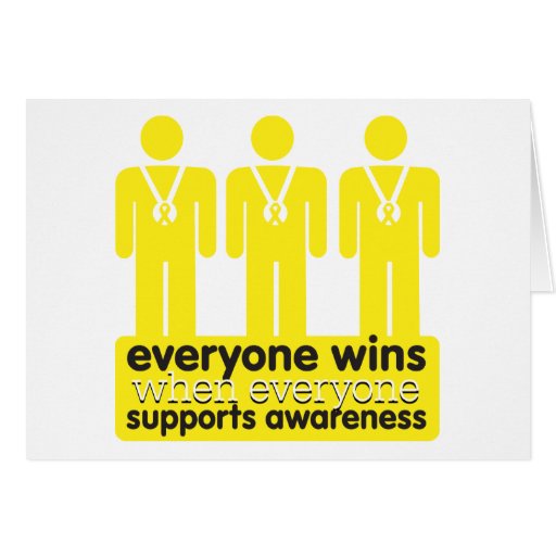Sarcoma Cancer Everyone Wins With Awareness Card