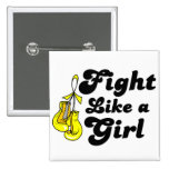 Sarcoma Cancer Fight Like A Girl Motto buttons