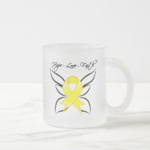 Sarcoma Cancer Hope Love Faith Mugs