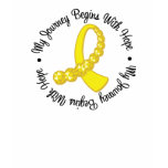 Sarcoma Cancer My Journey Begins With Hope t-shirts