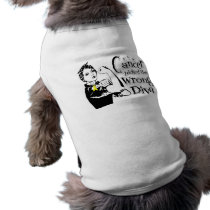 Sarcoma Cancer Picked The Wrong Diva Doggie T Shirt