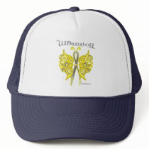 Sarcoma Cancer Warrior Celtic Butterfly Mesh Hat