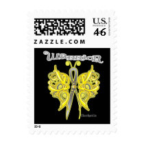 Sarcoma Cancer Warrior Celtic Butterfly Postage Stamp