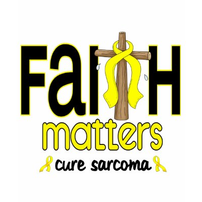 Sarcoma Faith Matters Cross 1 T-Shirt