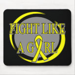 Sarcoma Fight Like A Girl Circular mousepads