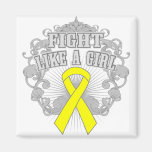 Sarcoma Fight Like A Girl Fleurish Magnets