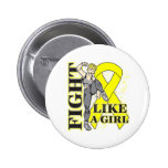Sarcoma Fight Like A Girl Kickin Butt buttons