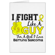 Sarcoma Fight Like A Guy 15 Greeting Card