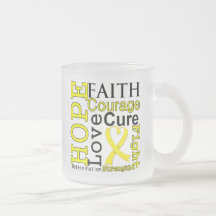 Sarcoma Hope Faith Motto Coffee Mug