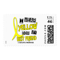 Sarcoma I WEAR YELLOW FOR MY BEST FRIEND 37 Stamp