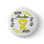 Sarcoma I Wear Yellow Ribbon For My Grandson Button