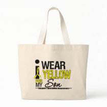 Sarcoma I Wear Yellow Ribbon For My Son Bags