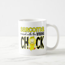 Sarcoma Messed With The Wrong Chick mugs