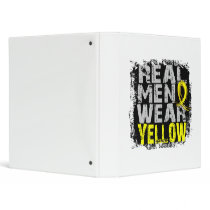 Sarcoma Real Men Wear Yellow Binder