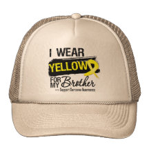 Sarcoma Ribbon For My Brother Mesh Hat