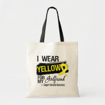 Sarcoma Ribbon For My Girlfriend Bag