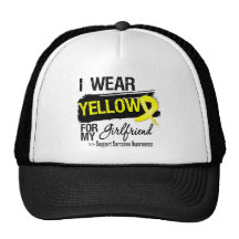 Sarcoma Ribbon For My Girlfriend Trucker Hat