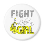 Sarcoma Ribbon Gloves Fight Like a Girl magnets