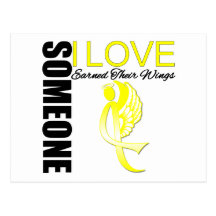 Sarcoma Someone I Love Earned Their Wings Post Card
