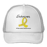 Sarcoma Survivor Gemstone Ribbon hats