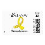 Sarcoma Survivor Gemstone Ribbon stamps