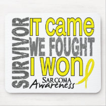 Sarcoma Survivor It Came We Fought I Won Mouse Mat