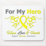 Sarcoma Tribal Ribbon Hero