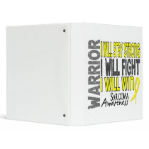 Sarcoma Warrior binders by awarenessgifts Sarcoma Warrior binders
