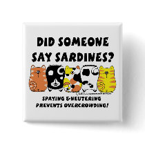 Sardine Cats Pin