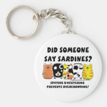 Sardine Cats Keychain