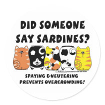 Sardine Cats stickers by creationhrt Sardine Cats stickers