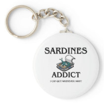 Sardines Addict Key Chain