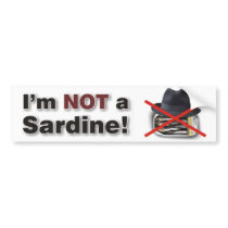 Sardines Bumper Sticker