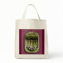 sardines in the pink canvas bag