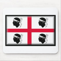 Sardinia Flag mousepads