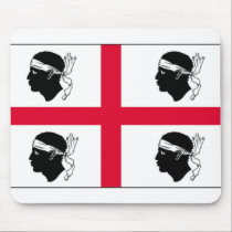 Sardinia Flag Mousepad mousepads