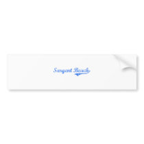 Sargent Beach Texas Classic Design Bumper Stickers
