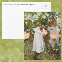 Sargent's Carnation, Lily, Lily, Rose postcards