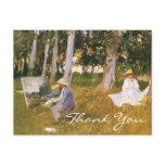 Sargent's Claude Monet Painting Postcard