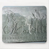 Sargon II  on a Battle Chariot Mousepads